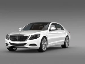 mercedes benz s 400 hybrid w222 2013 3D Model