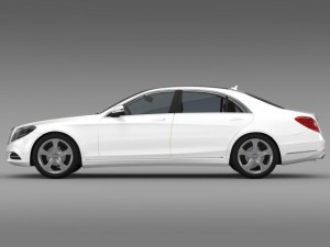mercedes benz s 400 hybrid w222 2013 Modelo 3D