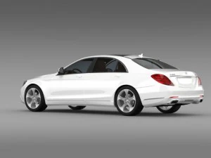 mercedes benz s 400 hybrid w222 2013 3D Model