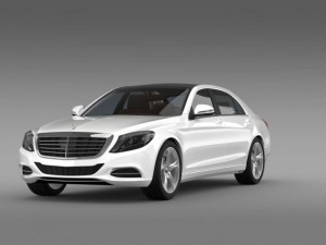 mercedes benz s 500 plug in hybrid w222 2013 Modelo 3D