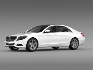 mercedes benz s 500 plug in hybrid w222 2013 Modelo 3D