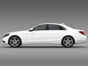 mercedes benz s 500 plug in hybrid w222 2013 3D Model