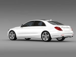 mercedes benz s 500 plug in hybrid w222 2013 3D Model
