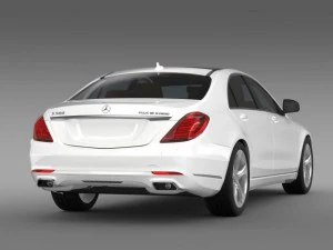 mercedes benz s 500 plug in hybrid w222 2013 3D Model