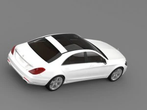 mercedes benz s 500 plug in hybrid w222 2013 3D Model