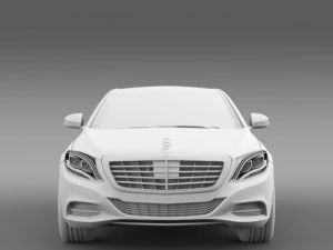 mercedes benz s 500 plug in hybrid w222 2013 3D Model