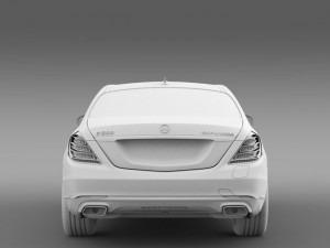 mercedes benz s 500 plug in hybrid w222 2013 Modelo 3D