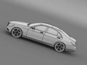mercedes benz s 500 plug in hybrid w222 2013 3D Model