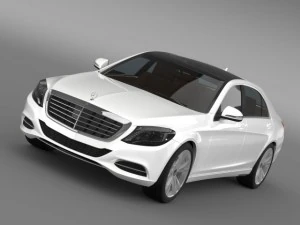 mercedes benz 500 w222 2013 Modelo 3D