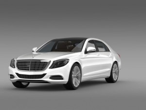 mercedes benz s 500 w222 2013 Modelo 3D