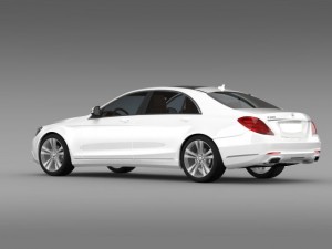 mercedes benz s 500 w222 2013 Modelo 3D