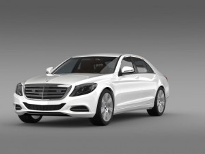 mercedes benz s 600 guard w222 2014 Modelo 3D