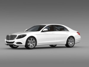 mercedes benz s 600 guard w222 2014 Modelo 3D