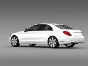 mercedes benz s 600 guard w222 2014 3D Model