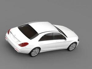 mercedes benz s 600 guard w222 2014 3D Model