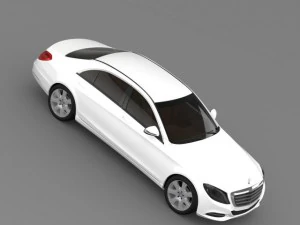 mercedes benz s 600 guard w222 2014 3D Model