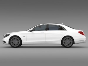 mercedes benz s 600 v12 w222 2014 3D 模型