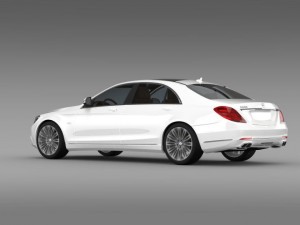 mercedes benz s 600 v12 w222 2014 3D 模型