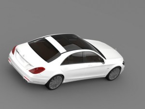 mercedes benz s 600 v12 w222 2014 3D 模型