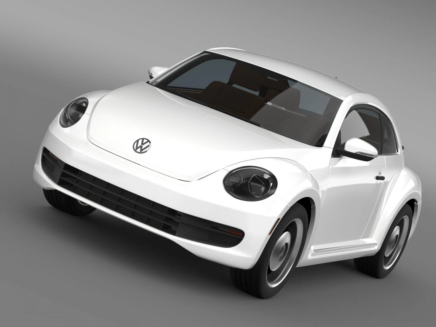 volkswagen beetle classic 2015 3D Model .c4d .max .obj .3ds .fbx .stl .blend
