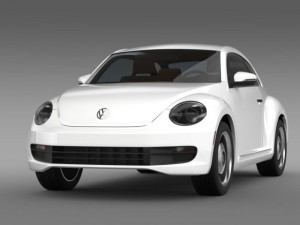 volkswagen beetle classic 2015 3D Модель