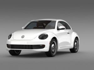 volkswagen beetle classic 2015 3D Модель