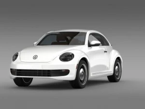 volkswagen beetle classic 2015 3D Model