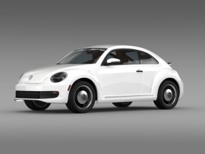 volkswagen beetle classic 2015 3D Модель