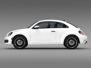 volkswagen beetle classic 2015 3D Модель