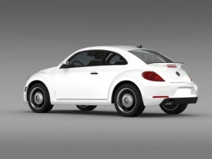 volkswagen beetle classic 2015 3D Модель