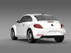 volkswagen beetle classic 2015 3D Модель