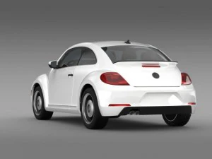 volkswagen beetle classic 2015 3D Model