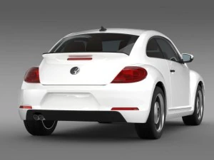 volkswagen beetle classic 2015 3D Model