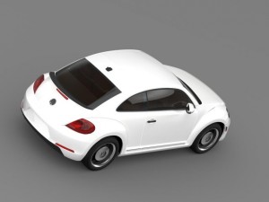 volkswagen beetle classic 2015 3D Модель