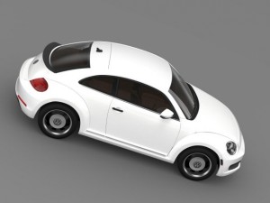 volkswagen beetle classic 2015 3D Модель