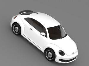 volkswagen beetle classic 2015 3D Модель