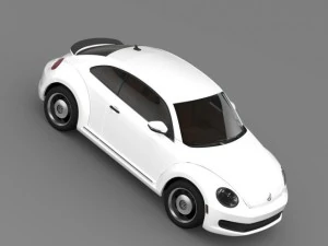 volkswagen beetle classic 2015 3D Model