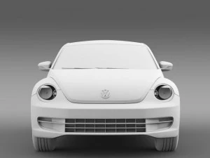 volkswagen beetle classic 2015 3D Model