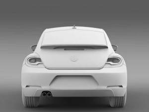 volkswagen beetle classic 2015 3D Model