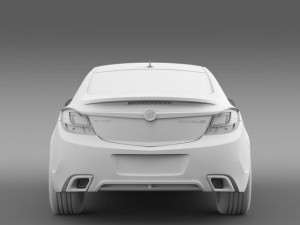 buick regal gs concept 2010 3D Model