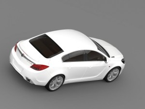 buick regal gs concept 2010 3D Model