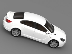 buick regal gs concept 2010 3D Model