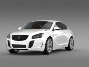 buick regal gs concept 2010 3D Model