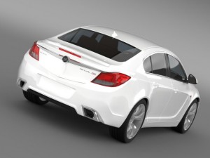 buick regal gs concept 2010 3D Model