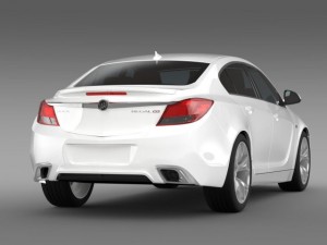 buick regal gs concept 2010 3D Model
