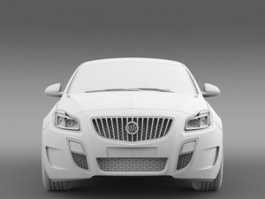 buick regal gs concept 2010 3D Model