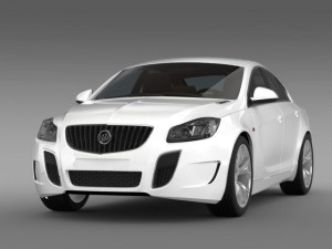 buick regal gs concept 2010 3D Model