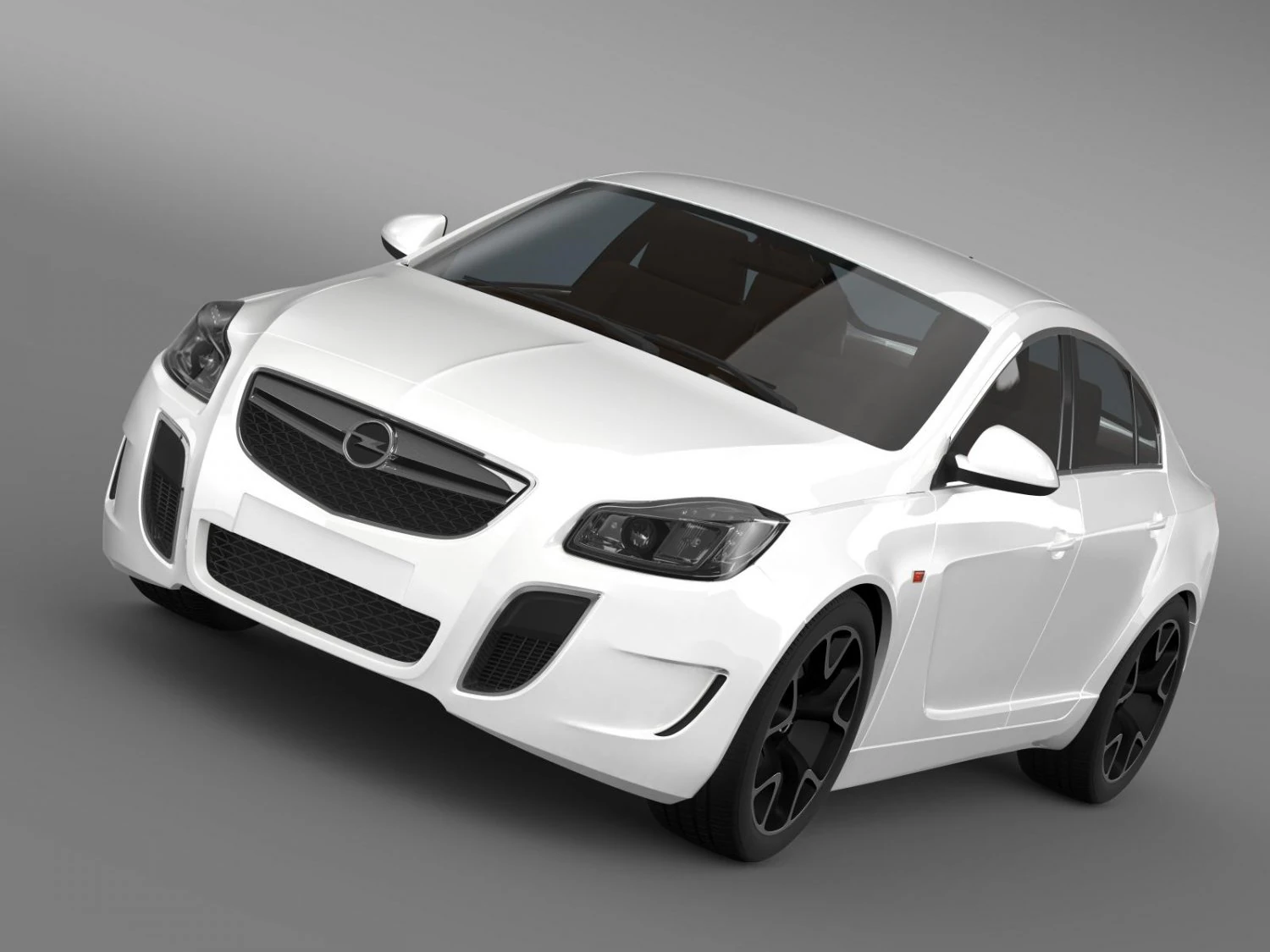 opel insignia opc 2009 2013 3D Model .c4d .max .obj .3ds .fbx .stl .blend 