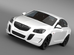 opel insignia opc 2009 2013 3D Model