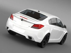 opel insignia opc 2009 2013 3D Model
